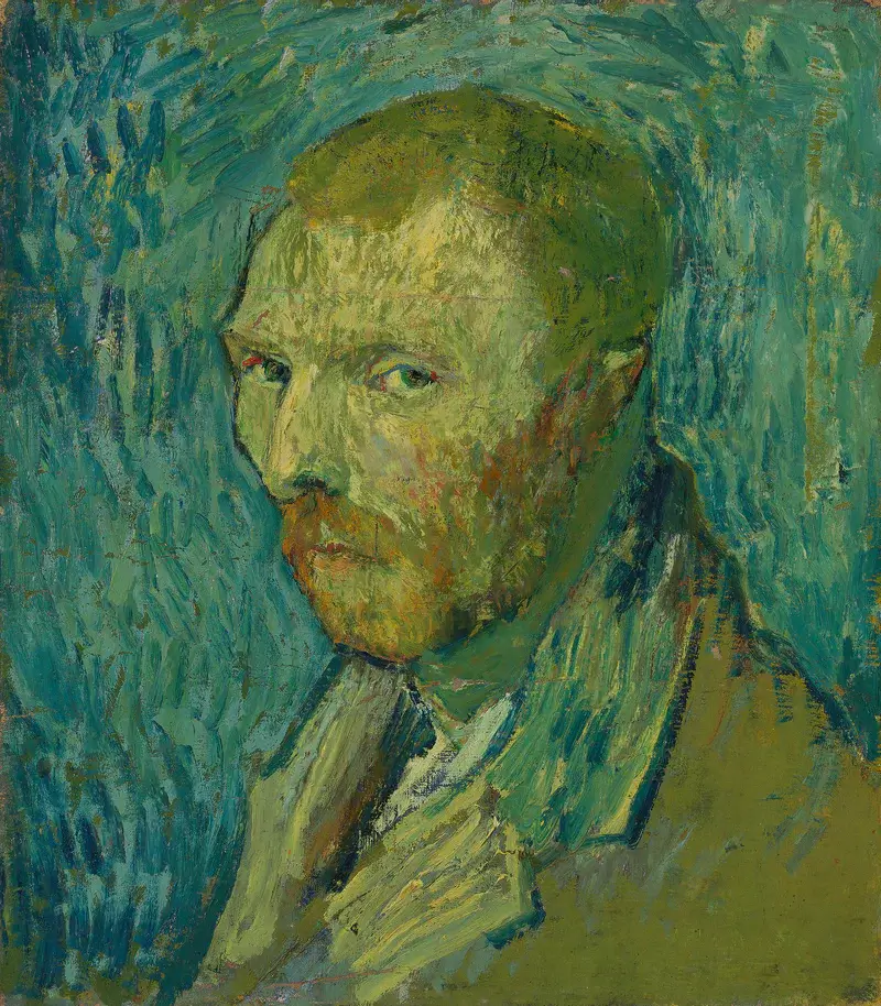 Vimcent van Gogh's self-portrait mentioned in No Longer Human.